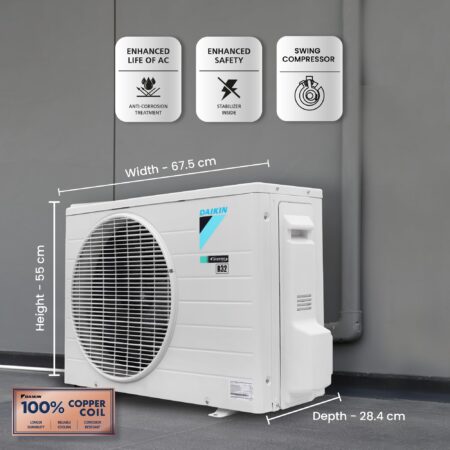 Daikin 1.8 ton 3 Star Inverter Hot and Cold Series - Image 3