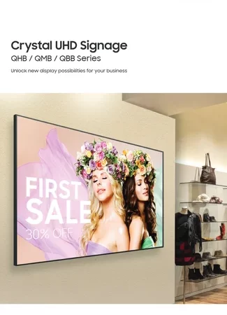 85 inch Samsung QM85 Smart 4K UHD Led TV 500 Nits Large format display - Image 2