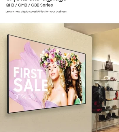 43 inch Samsung QB43 Smart 4K TV 43" UHD Professional Signage Display LFD 300 Nits - Image 2